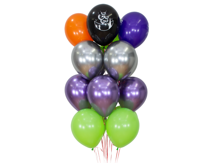Monsters - Silver - Violet - Lime Green