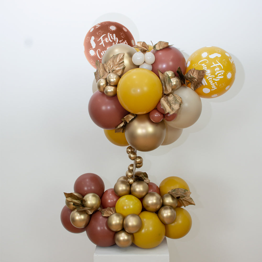 Organic Happy Birthday Terra Centerpiece