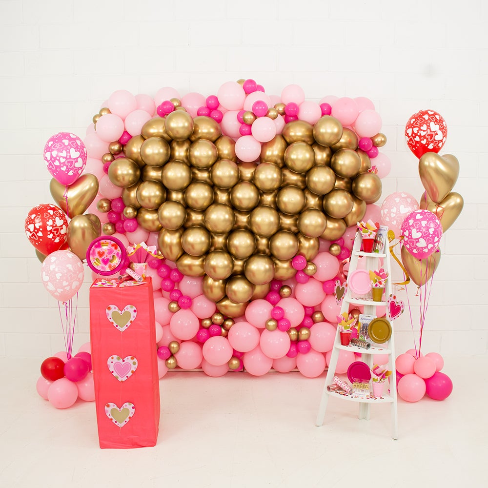 Organic Golden Reflex Heart Decoration