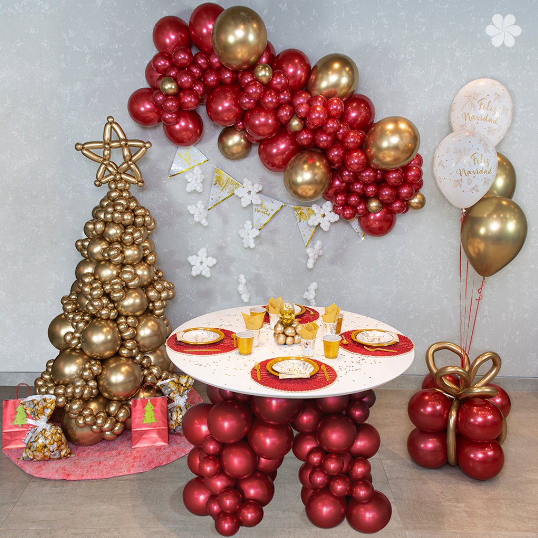 Gold and Red Christmas Decoration