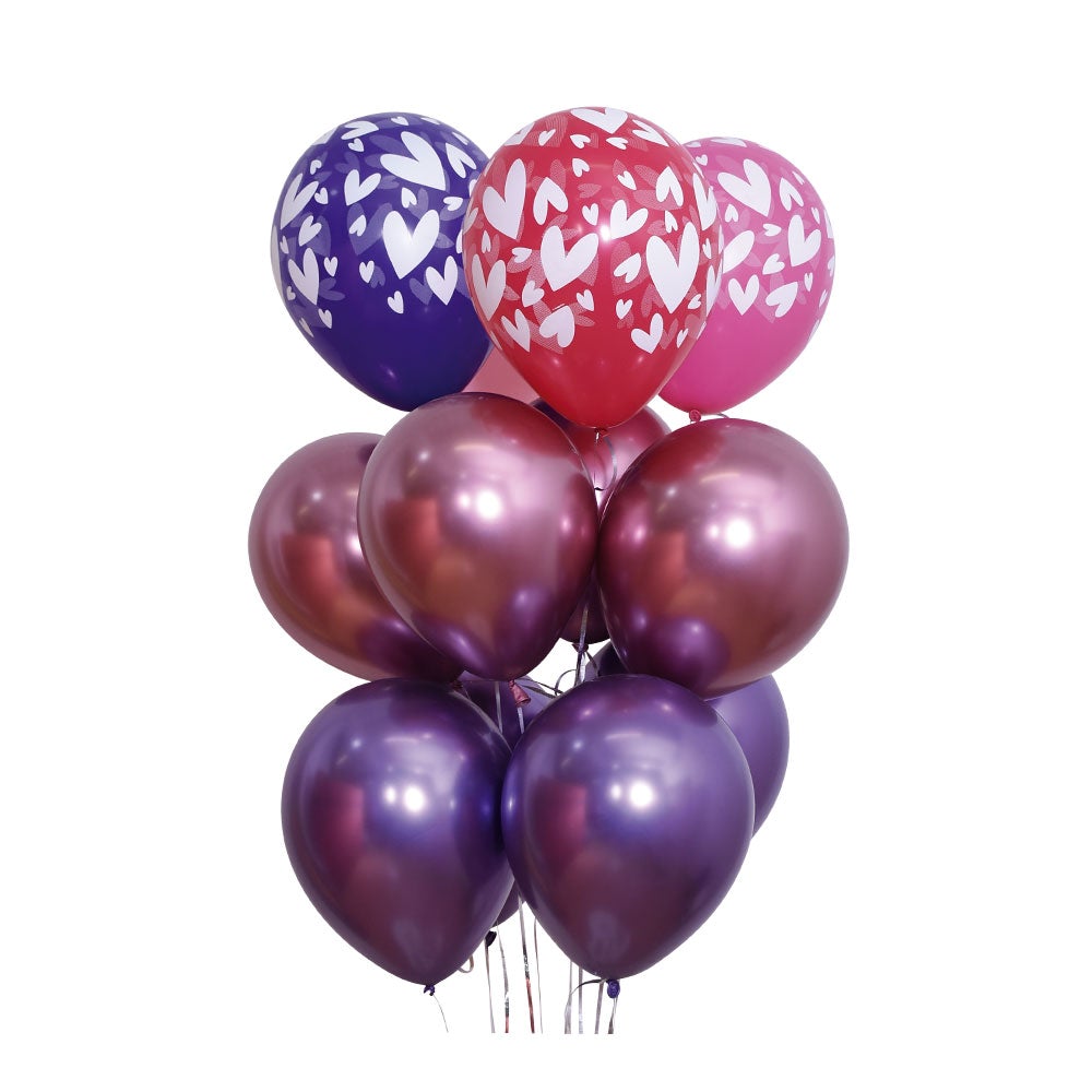 MODERN HEARTS - PINK - VIOLET