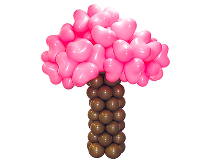 PINK HEARTS TREE