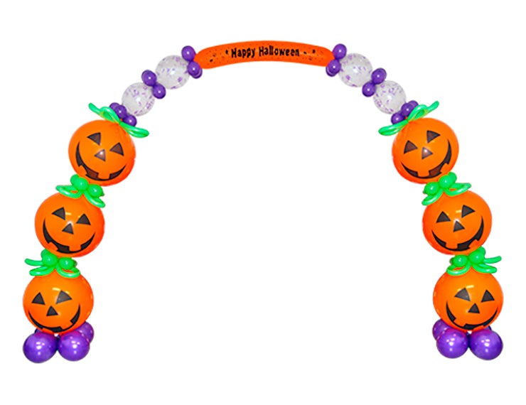 Halloween Pumpkins Bow