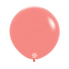 ROUND LATEX BALLOON FASHION CORAL TROPICAL