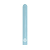 LATEX BALLOON BLUE SATIN TUBE