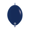 GLOBO LATEX LINK-O-LOON® FASHION AZUL NAVAL