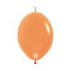LINK-O-LOON® NEON ORANGE LATEX BALLOON