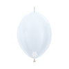LINK-O-LOON® SATIN WHITE LATEX BALLOON