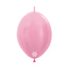 LINK-O-LOON® SATIN PINK LATEX BALLOON