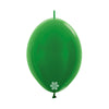 LATEX LINK-O-LOON® METAL GREEN BALLOON