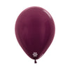 ROUND WINE METAL LATEX BALLOON