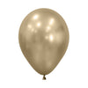 GOLD SILK ROUND LATEX BALLOON