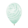 GLOBO LATEX REDONDO INFINITY® GRAFFITI INVIERNO PASTEL MATE VERDE