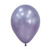 ROUND SILK AMETHYST LATEX BALLOON