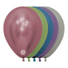 ASSORTED REFLEX ROUND LATEX BALLOON