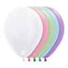 ASSORTED SATIN ROUND LATEX BALLOON