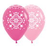 INFINITY® MEDITERRANEAN PINK FASHION ROUND LATEX BALLOON ASSORTED
