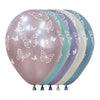 INFINITY® ROUND LATEX BALLOON ENCHANTED BUTTERFLIES SILK ASSORTED