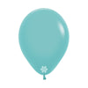 FASHION AQUAMARINE ROUND LATEX BALLOON