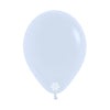 WHITE FASHION ROUND LATEX BALLOON