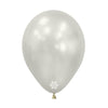 ROUND SILK WHITE MOTHER-OF-PEARL LATEX BALLOON