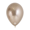 ROUND LATEX BALLOON REFLEX CHAMPAGNE