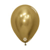 GOLDEN REFLEX ROUND LATEX BALLOON