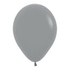 NEW ROUND LATEX BALLOON FASHION GRAY 082