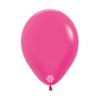 ROUND LATEX BALLOON NEON FUCHSIA