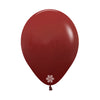 FASHION MERLOT ROUND LATEX BALLOON