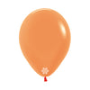 NEON ORANGE ROUND LATEX BALLOON