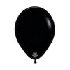 BLACK FASHION ROUND LATEX BALLOON