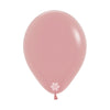 FASHION ROSEWOOD ROUND LATEX BALLOON