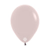 ROUND LATEX BALLOON PASTEL DUSK PINK