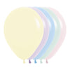 GLOBO LATEX REDONDO PASTEL MATE SURTIDO