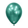 ROUND LATEX BALLOON REFLEX GREEN AURORA