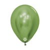 LIME GREEN REFLEX ROUND LATEX BALLOON