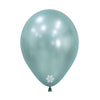ROUND SILK LATEX BALLOON MINT GREEN
