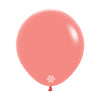 ROUND LATEX BALLOON FASHION CORAL TROPICAL