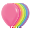 GLOBO LATEX REDONDO NEON SURTIDO