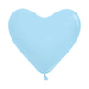 LATEX BALLOON HEART FASHION SKY BLUE