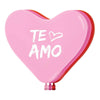 GLOBO LATEX CORAZON 2 CARAS TE AMO MODERNO FASHION SURTIDO