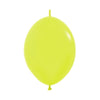 LINK-O-LOON® NEON YELLOW LATEX BALLOON