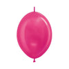 LATEX LINK-O-LOON® METAL FUCHSIA BALLOON