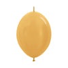 LINK-O-LOON® LATEX BALLOON GOLDEN METAL