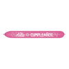 LINK-O-LOON® LATEX BALLOON 2 SIDES HAPPY BIRTHDAY FASHION FUCHSIA