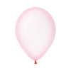 GLOBO LATEX REDONDO CRISTAL PASTEL ROSADO