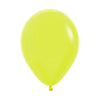 GLOBO LATEX REDONDO NEON AMARILLO