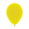 GLOBO LATEX REDONDO CRISTAL AMARILLO