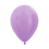 LILAC SATIN ROUND LATEX BALLOON